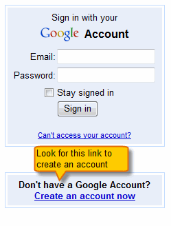 google-account-create