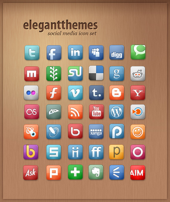 Free social media icons