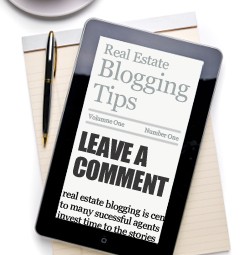 Real Estate Blogging Tips - Comment