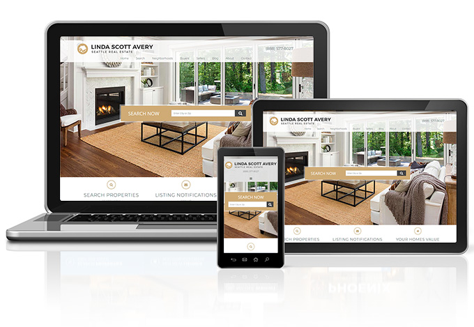 Real Estate Website Design Voorbeeld