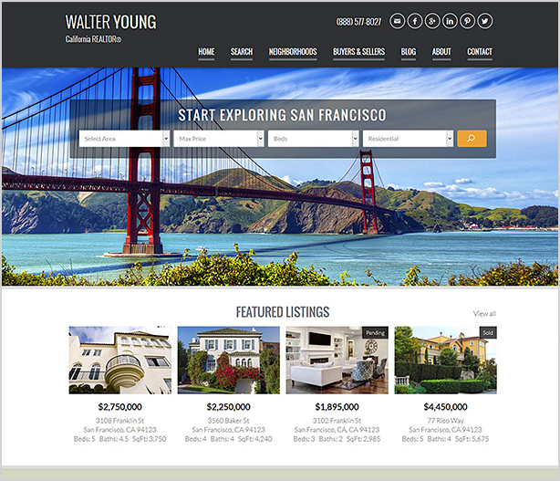 Responsive Real Estate Website Design