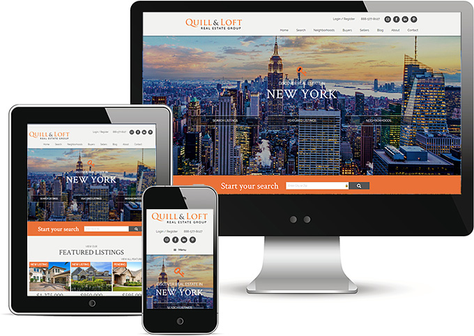 Real Estate WordPress Responsive Design