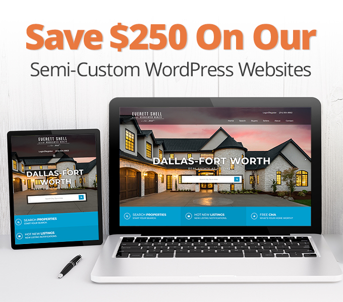 Save on our WordPress Real Estate Websites