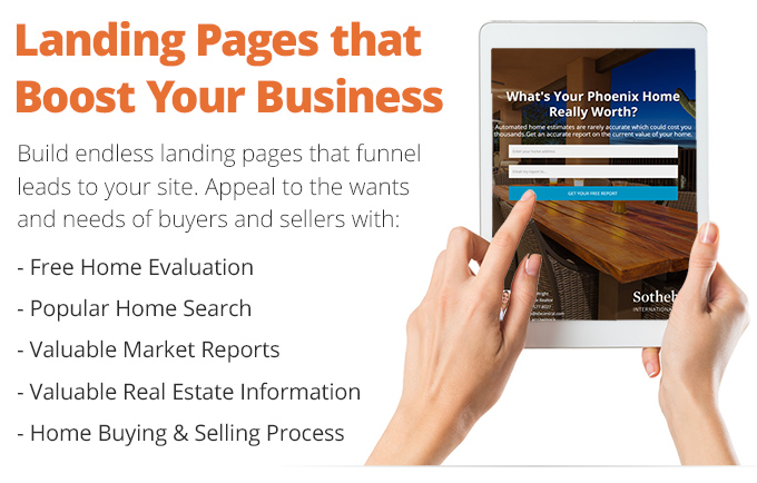 Example Real Estate Landing Pages