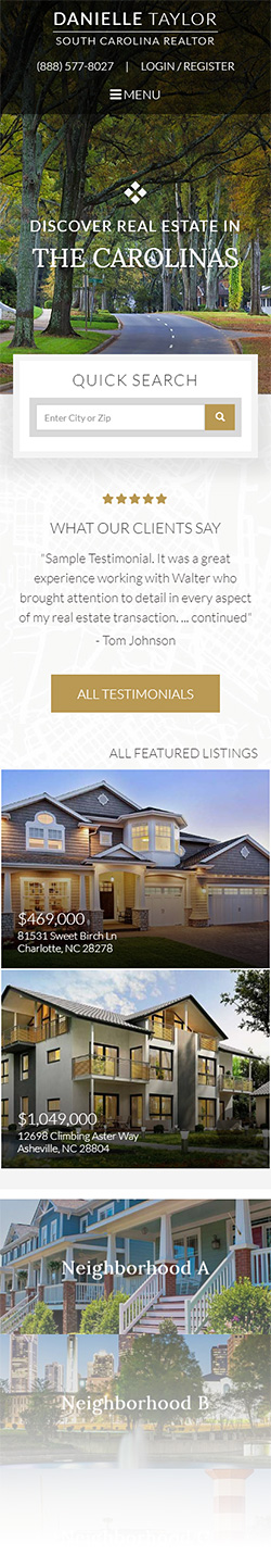 Mobile Responsive WordPress Real Estate Theme