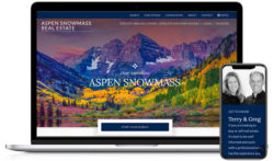 Best real estate website design Aspen Snowmass Colorado