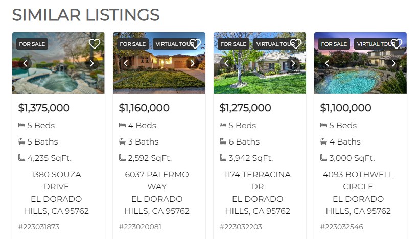 thumbnail images of homes for sale